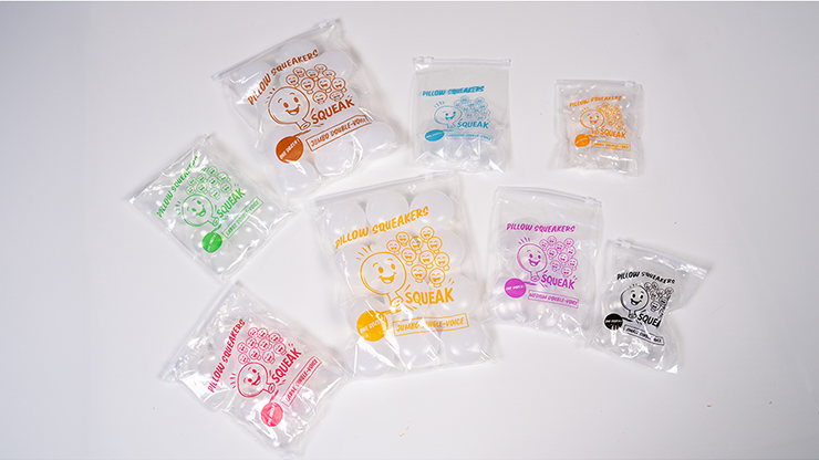 Pillow Squeaker Double Voice (12pk Small) by Murphys Magic