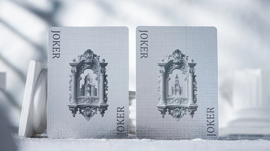 Alabaster Michelangelo Luxury Playing Cards by TCC Fashion