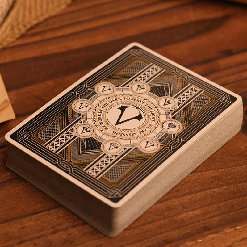 Assassins Creed Legacy V2 Playing Cards - Black Hidden Blade Edition