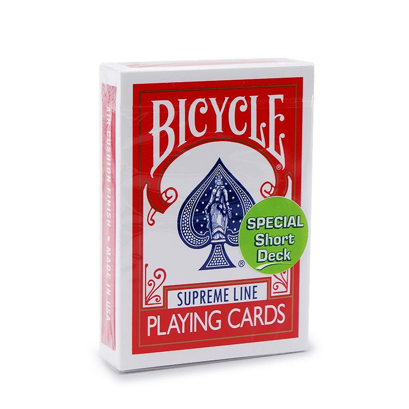 Bicycle - Supreme Line - Short Deck - Dorso rosso