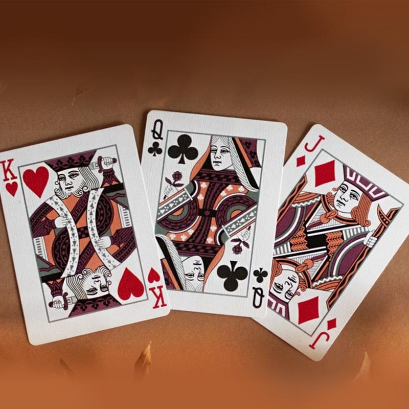 Butterfly Seasons Playing Cards - Autumn (marked)