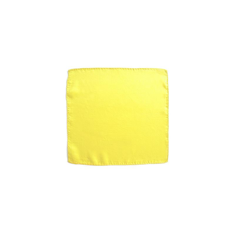 Foulards di seta cm 15x15 - Giallo limone