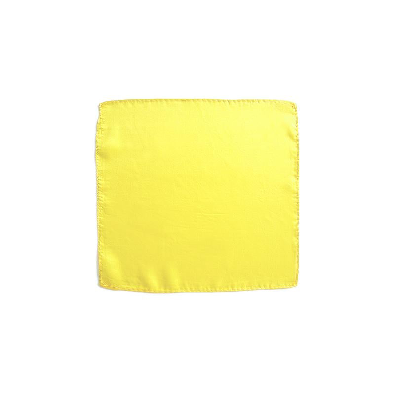 Foulards di seta cm 30x30 - Giallo limone