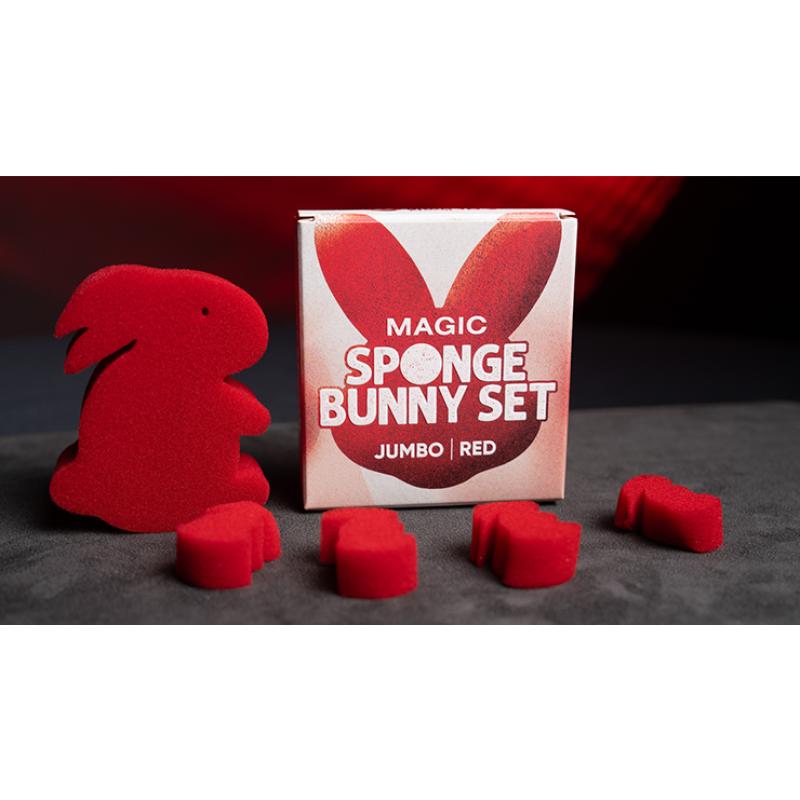 Magic Sponge Bunny Rabbit Set (Red) by Murphy's Magic