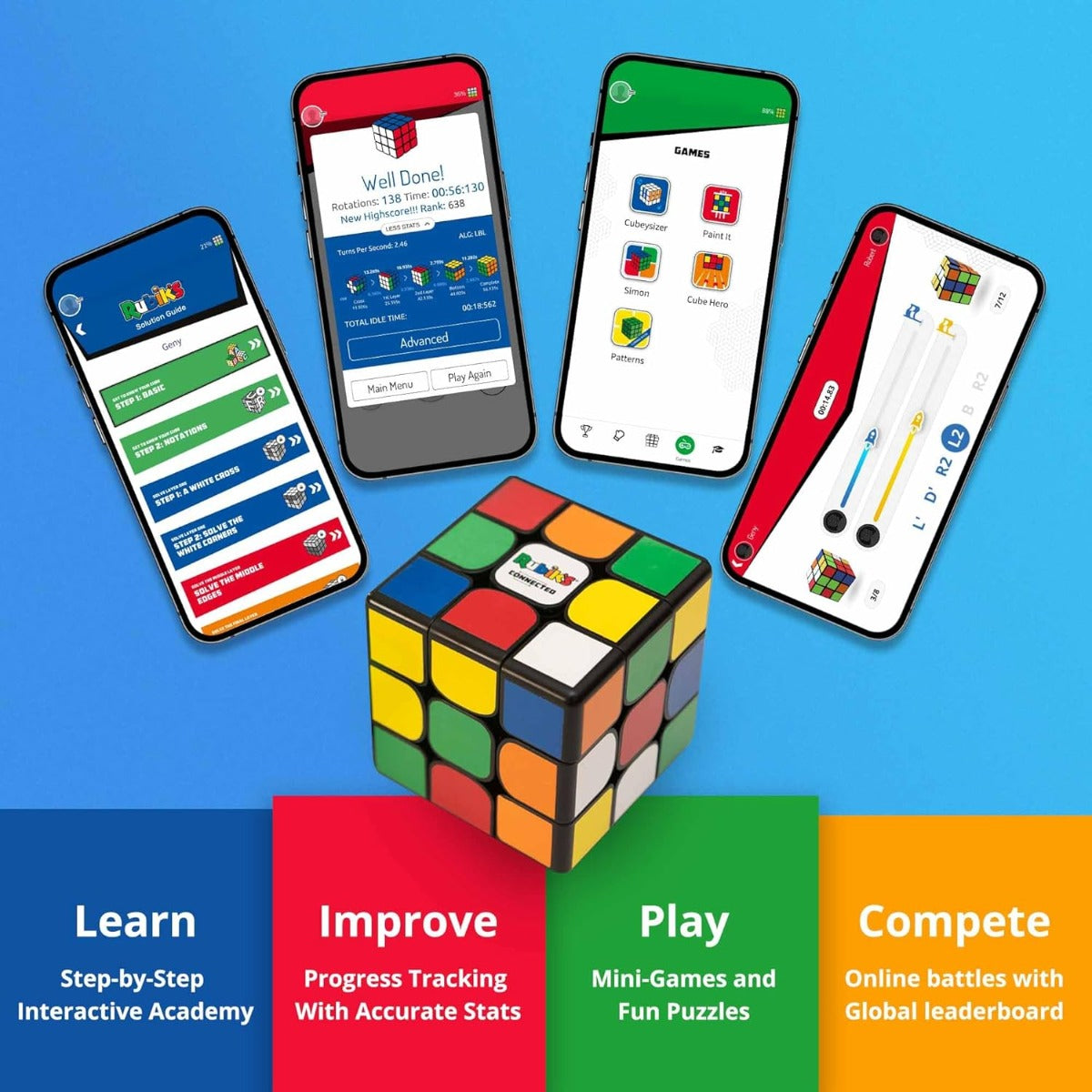 RUBIK'S 3X3 CONNECTED X CUBE