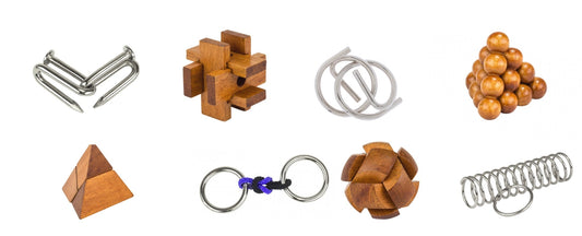 SET LEGNO E METALLO 8 IN 1 - GRANDI CERVELLI