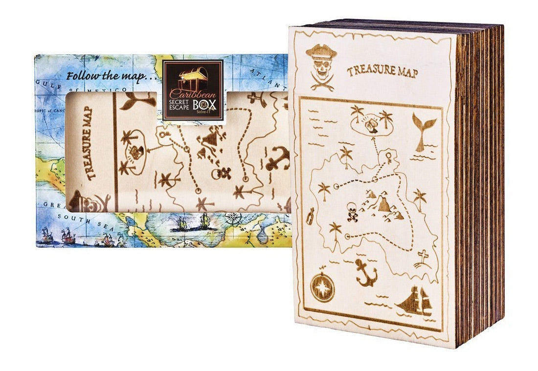LO SCRIGNO DEI SEGRETI CARAIBICI - CARIBBEAN SECRET ESCAPE BOX