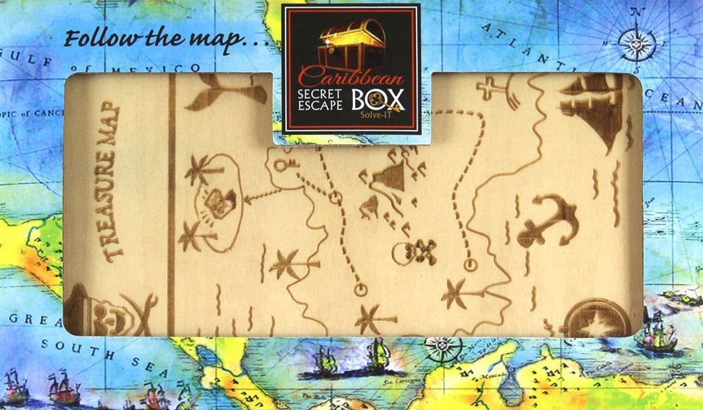 LO SCRIGNO DEI SEGRETI CARAIBICI - CARIBBEAN SECRET ESCAPE BOX