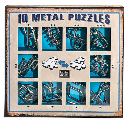 SET 10 ROMPICAPO METALLO EUREKA - SET BLU