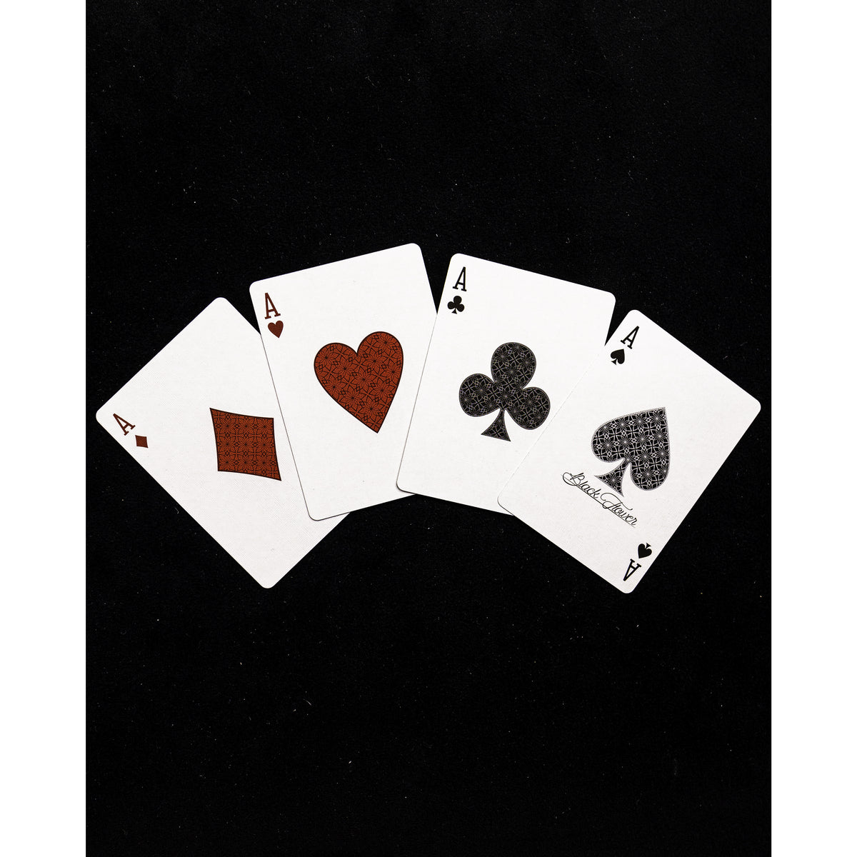 Black Flower Playing Cards di Jack Nobile