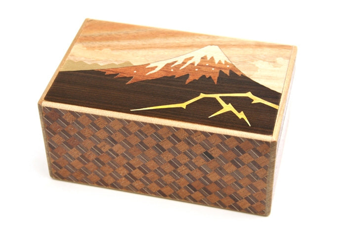 YOSEGI BOX KAMINARI-FUJI AND TSUBAKI - 21 STEPS