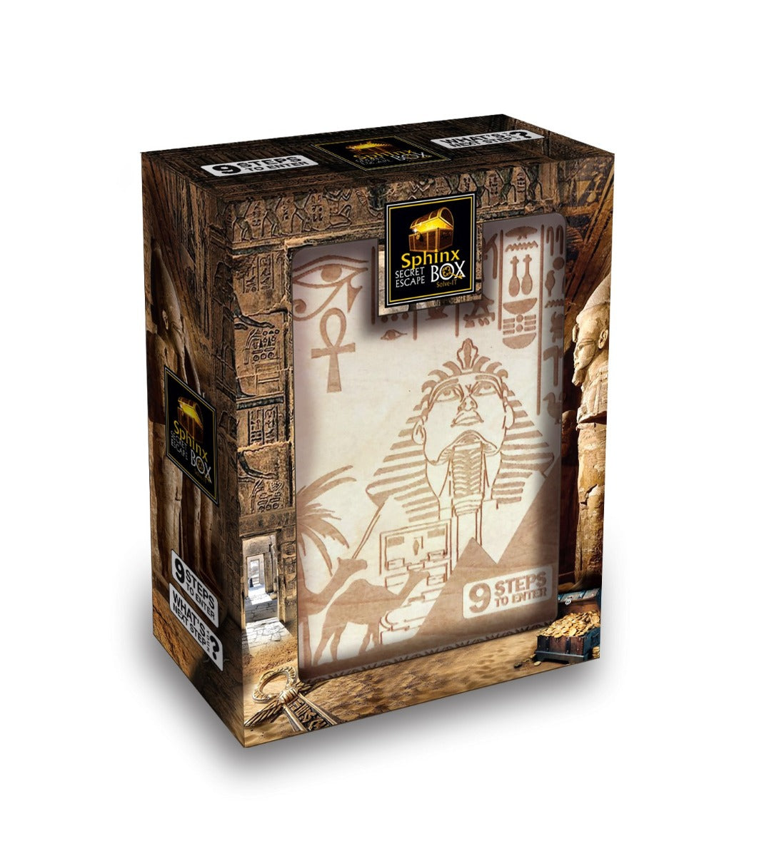 LO SCRIGNO SEGRETO DELLA SFINGE - SPHINX SECRET ESCAPE BOX