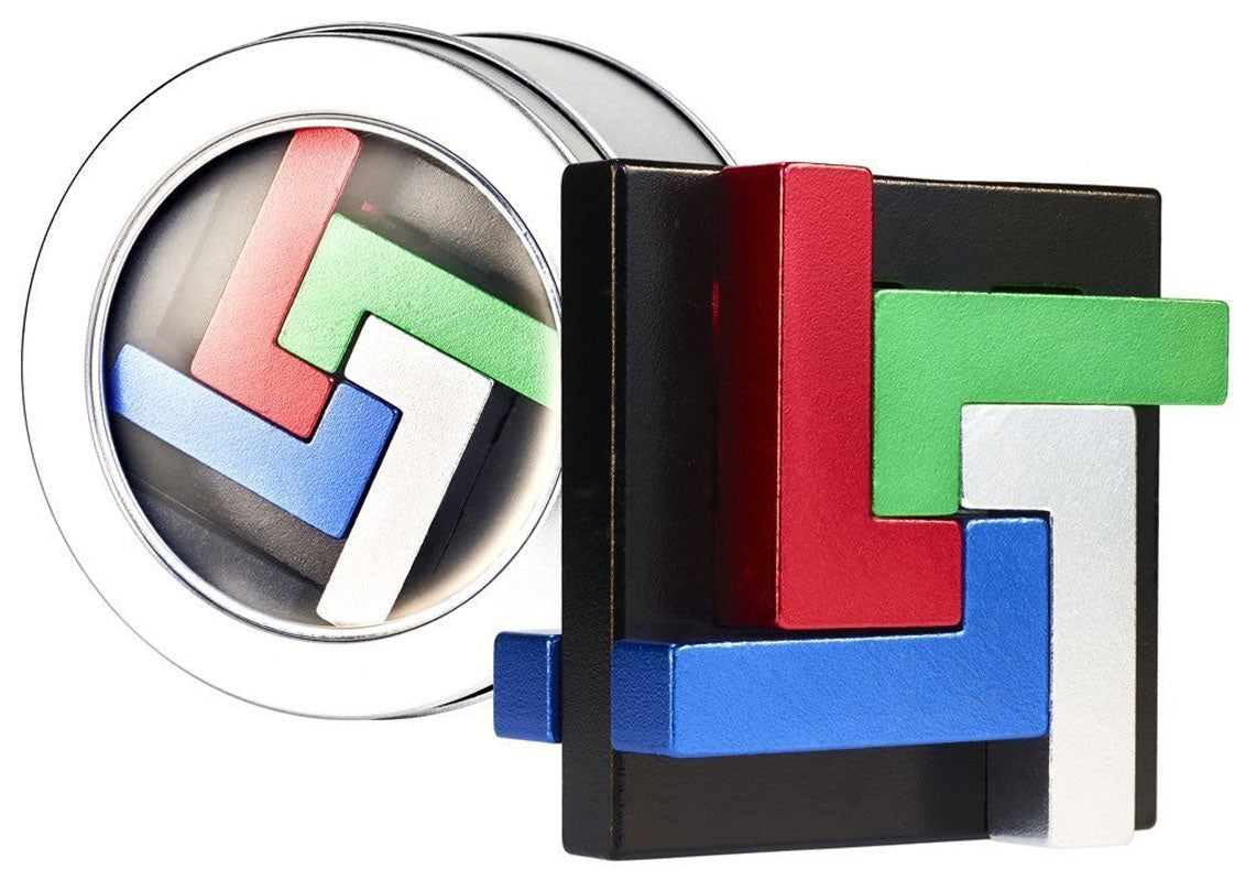 EUREKA 3D QUAD L METAL PUZZLE - LE QUATTRO L