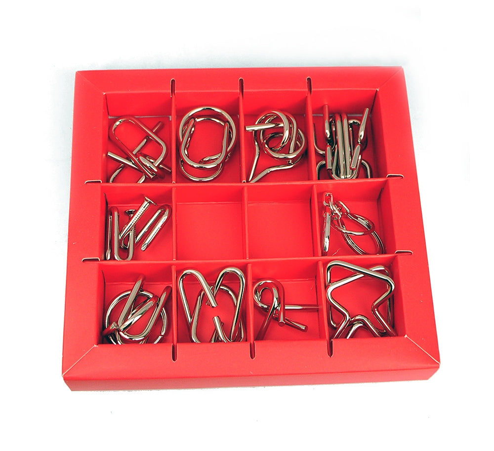 SET 10 ROMPICAPO METALLO EUREKA - SET ROSSO
