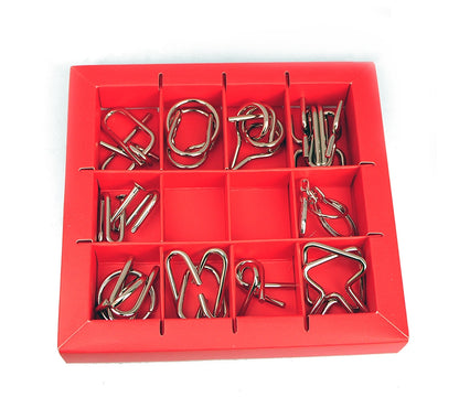 SET 10 ROMPICAPO METALLO EUREKA - SET ROSSO