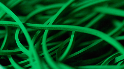 Joe Rindfleisch's SIZE 16 Rainbow Rubber Bands (Marcus Eddie - Green Pack  ) by Joe Rindfleisch