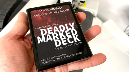 DEADLY MARKED DECK RED BICYCLE by MagicWorld