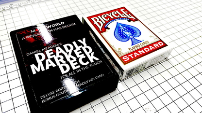 DEADLY MARKED DECK RED BICYCLE by MagicWorld