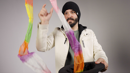 PRO SILK LARGE RAINBOW STREAMER 3.5 foot X 4 inch by Murphy's Magic