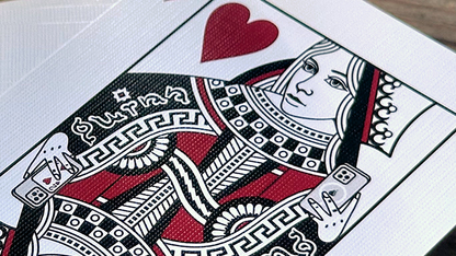 Gold Foil Monogram Playing Cards