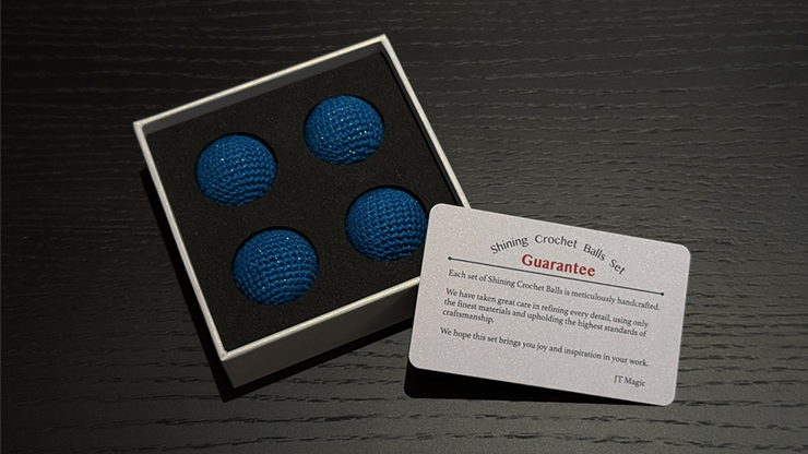 Shining Crochet Balls (Royal Blue) by JT Magic