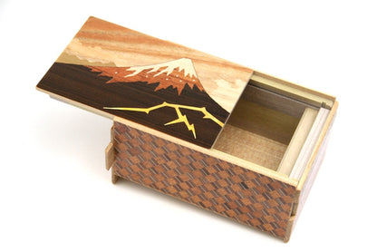 YOSEGI BOX KAMINARI-FUJI AND TSUBAKI - 21 STEPS