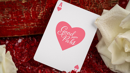 Good Pals Valentine's Pink Playing Cards