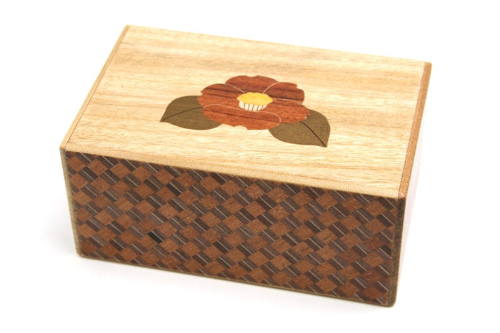 YOSEGI BOX KAMINARI-FUJI AND TSUBAKI - 21 STEPS