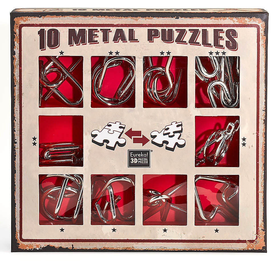 SET 10 ROMPICAPO METALLO EUREKA - SET ROSSO