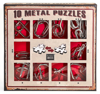SET 10 ROMPICAPO METALLO EUREKA - SET ROSSO