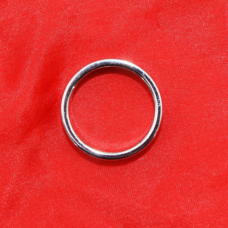 Anello PK - Argentato - Dark line - Diametro 19 mm