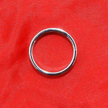 Anello PK - Argentato - Dark line - Diametro 19 mm