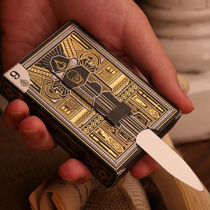 Assassins Creed Legacy V2 Playing Cards - Black Hidden Blade Edition