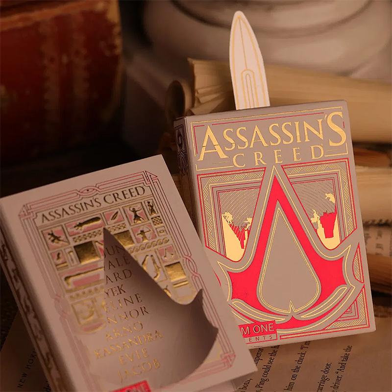 Assassin\'s Creed Legacy Playing Cards - White Hidden Blade Edition