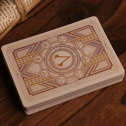Assassin\'s Creed Legacy Playing Cards - White Hidden Blade Edition