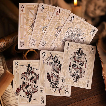 Assassin's Creed Legacy Playing Cards - White Hidden Blade Edition