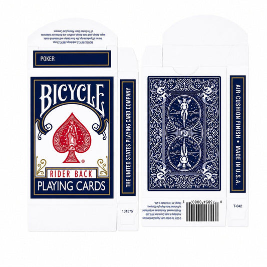 Astuccio Blu Mazzo Bicycle