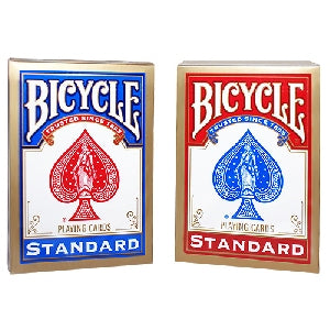 Bicycle - Mazzo doppio dorso - Rosso/blu - Sfuso
