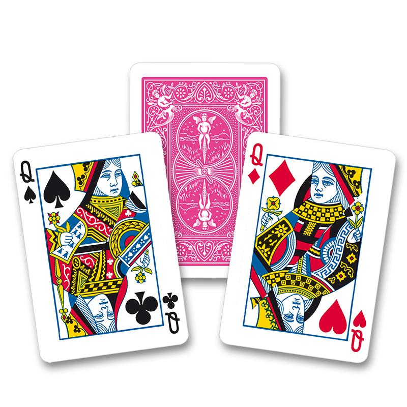 Bicycle - Mazzo regolare formato poker - Fucsia