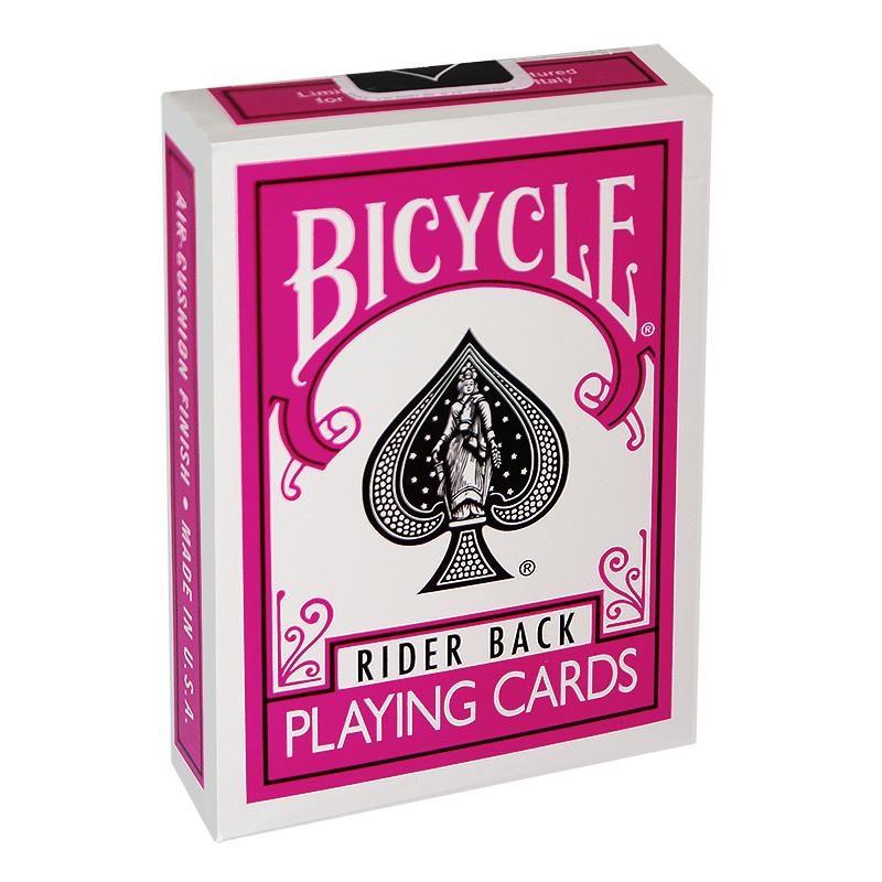 Bicycle - Mazzo regolare formato poker - Fucsia