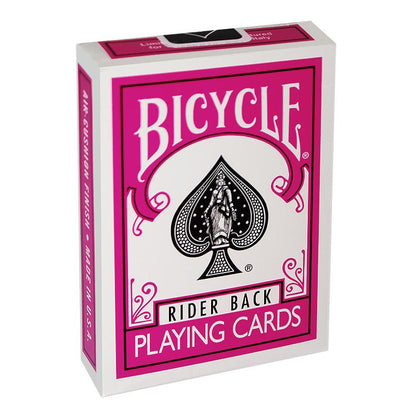 Bicycle - Mazzo regolare formato poker - Fucsia