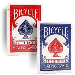 Bicycle rider back formato poker