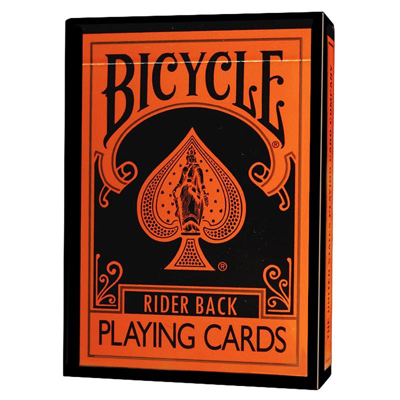 Bicycle - Reverse Deck (Orange and Black)