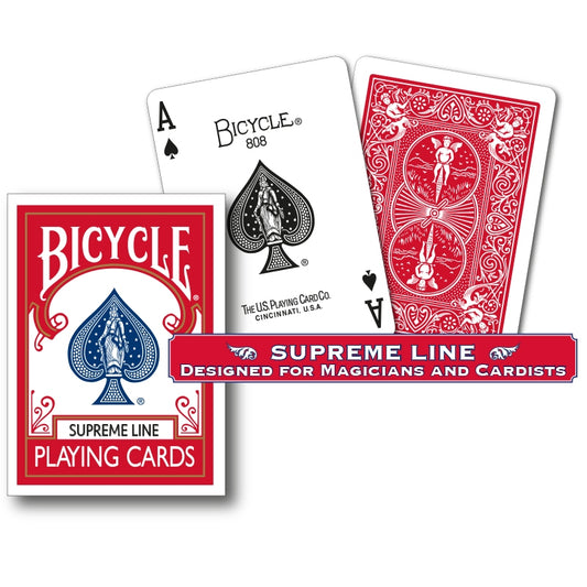 Bicycle - Supreme Line - Dorso rosso