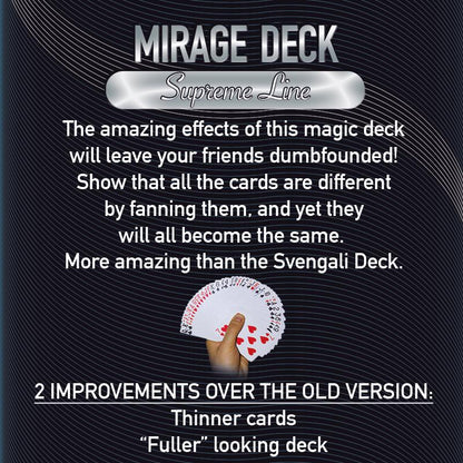 Bicycle - Supreme Line - Mirage deck - Dorso rosso