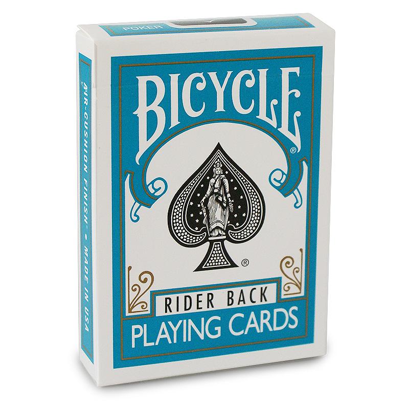 Bicycle - Mazzo regolare formato poker - Turchese