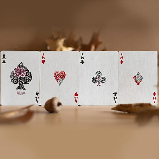 Butterfly Seasons Playing Cards - Autumn  (marked)