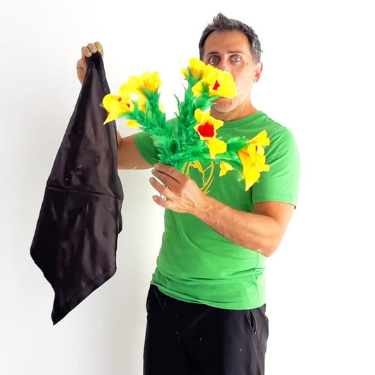 Fazzoletto Cambia Colore con Fiori