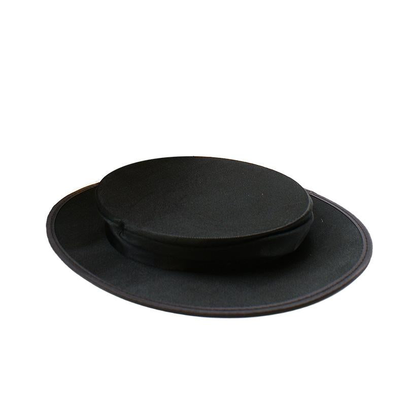 Folding Top Hat with Secret Pocket - Black