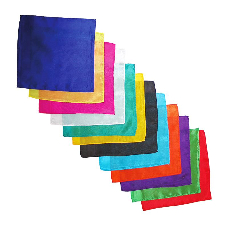 Foulards di seta cm 20x20 - Busta assortita di 12